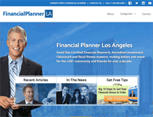 Tablet Screenshot of financialplannerla.com